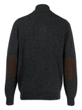 Barbour button-front knitted jumper
