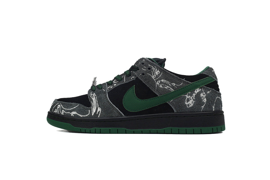 Nike Dunk SB Low THERE Skateboards Black Gorge Green HF7743-001