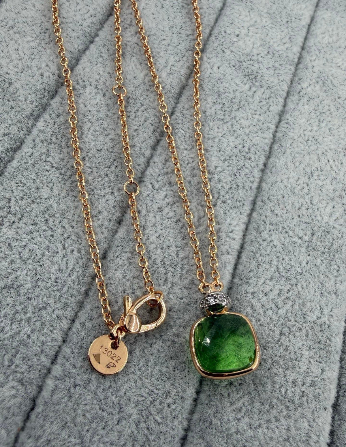 Pomellato Style Perfume Bottle 18K Gold-Plated Necklace