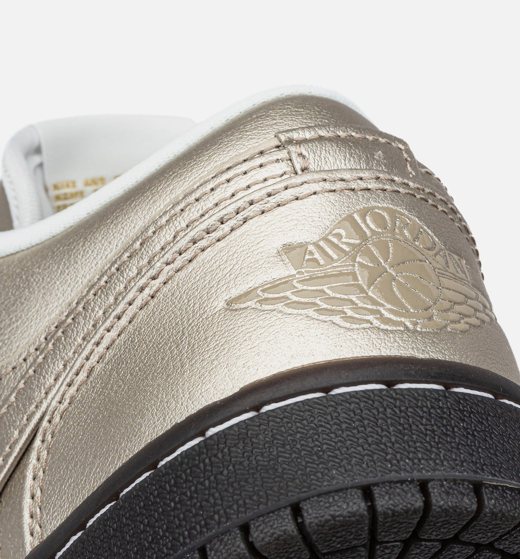 Air Jordan 1 Low SE "Metallic Zinc" Women's Shoe – Metallic Zinc/Summit White/Velvet Brown