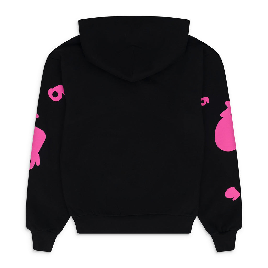 Black/Pink Beluga Angel Number Hoodie
