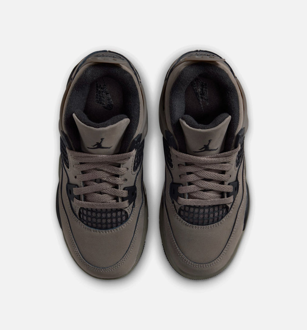 Air Jordan 4 Retro Cave Stone and Black Preschool Lifestyle Shoe – Cave Stone/Black/Moon Particle