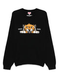 Kenzo embroidered-tiger crew-neck sweater