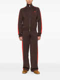 Wales Bonner zip-fastening striped sweatshirt