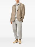 AMI Paris Wool Prince Of Wales Straight Jacket