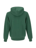 Lacoste zip-up logo-patch hoodie
