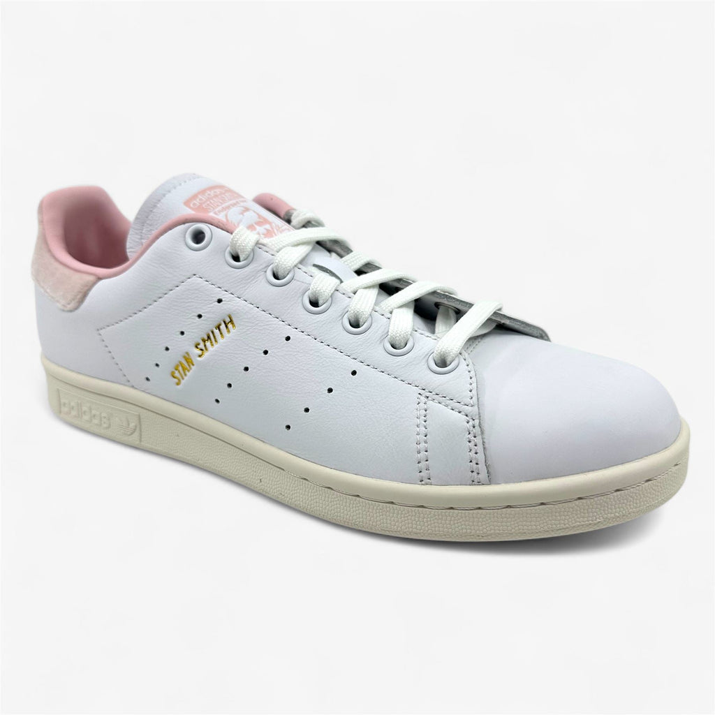Adidas Stan Smith Cloud White Gold Pink Womens Athletic Sneaker (IF7002)