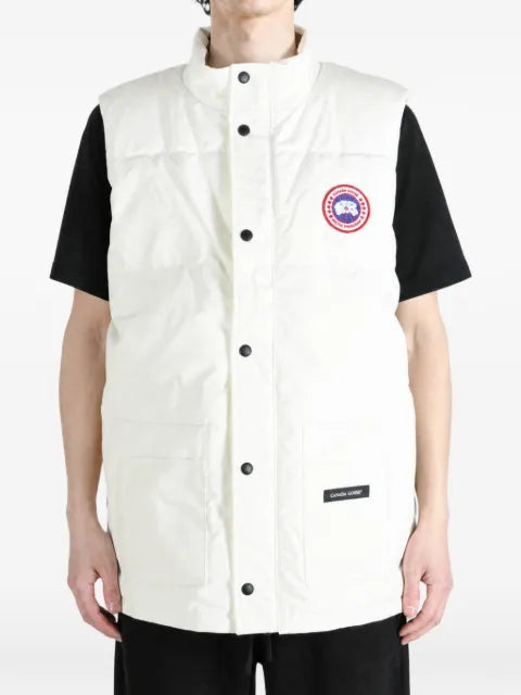 Canada Goose quilted logo-patch gilet
