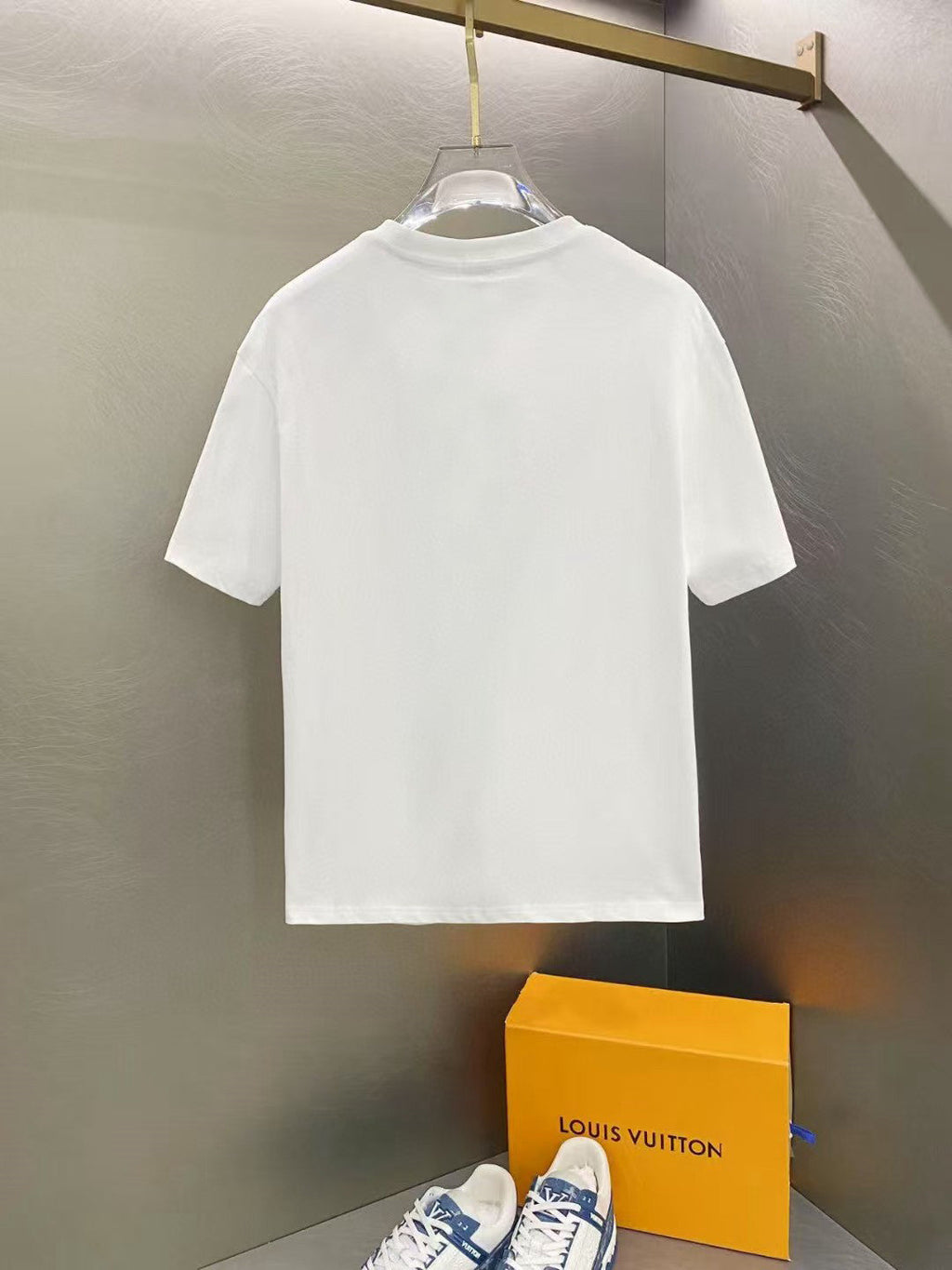 Amiri Preemo Vinyl Record Front Graphic Crew‑Neck Short‑Sleeve T‑Shirt