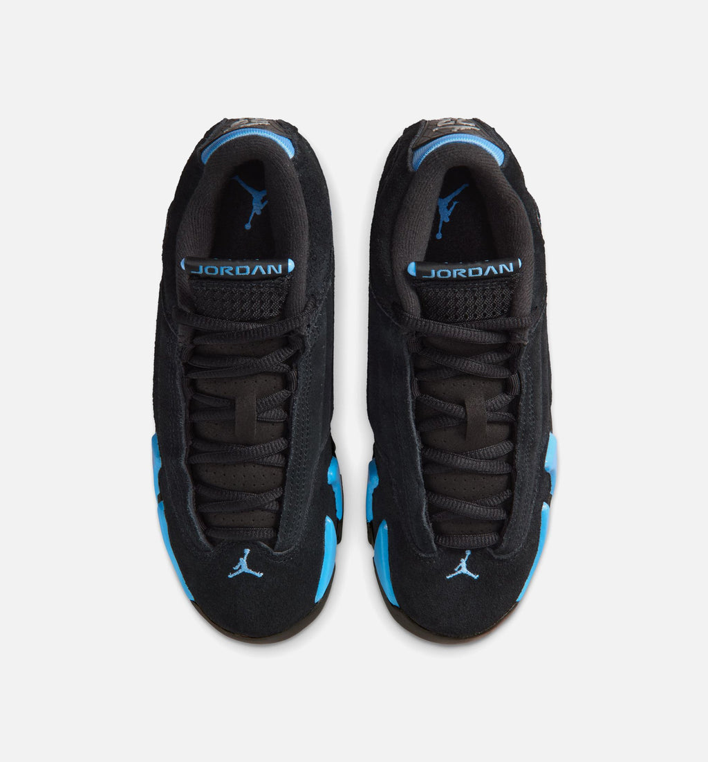 Air Jordan 14 Retro 'Black University Blue' Grade School - Black/White/University Blue