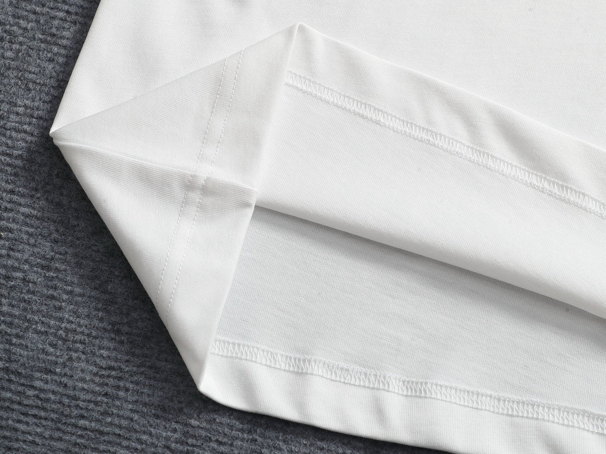 AMIRI Sounds Small Chest Logo Crew‑Neck Short‑Sleeve T‑Shirt