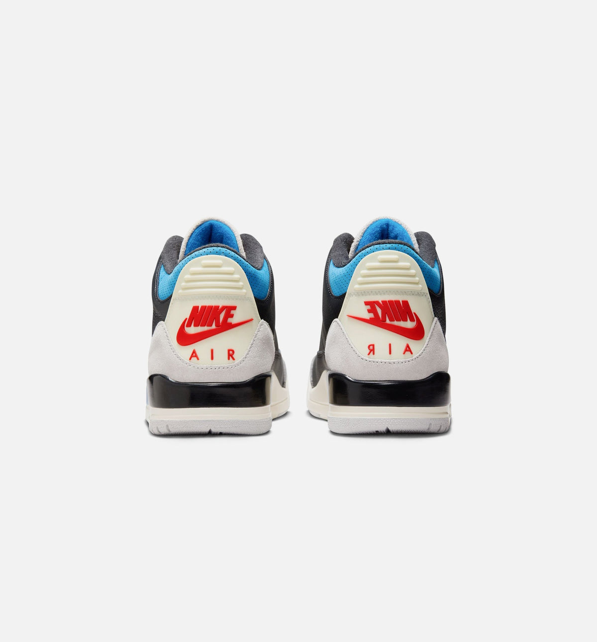 Air Jordan 3 Retro OG Rare Air Men's Lifestyle Shoe - Black/Chile Red/Neutral Grey