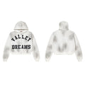 Vale Forever Valley Dreams Rhinestone Spray Zip Hoodie — White