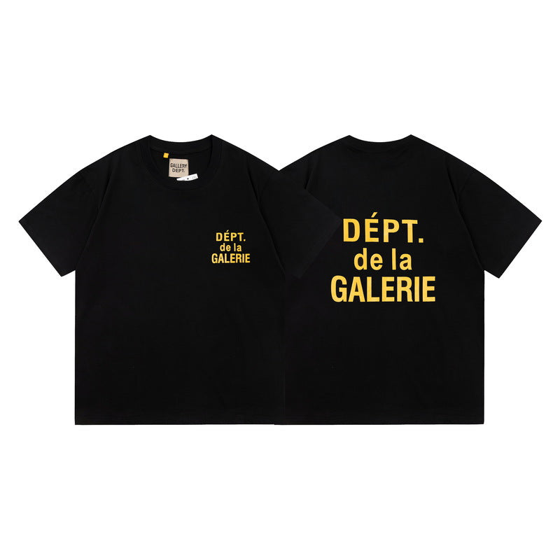 Gallery Dept Vintage Washed Graphic Short Sleeve Tee Streetwear Unisex