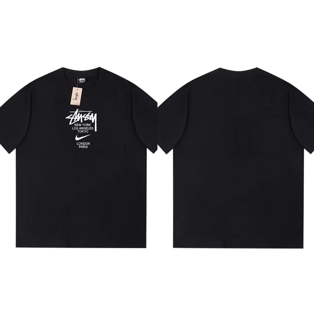 Stussy T Shirts Loose Casual T-Shirts Same for Men and Women