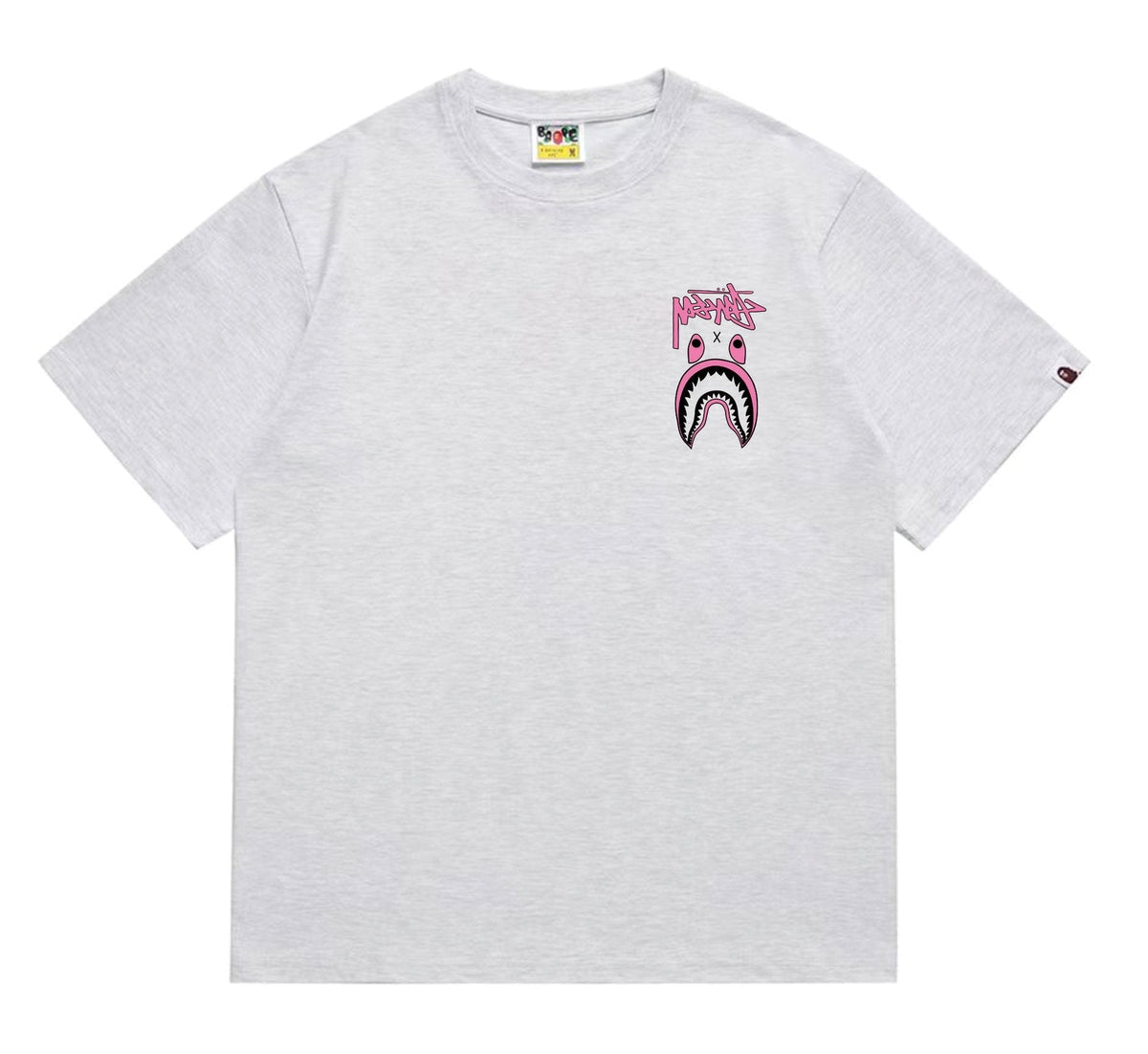 BAPE Contrast Shark Wordmark Graphic T-Shirt