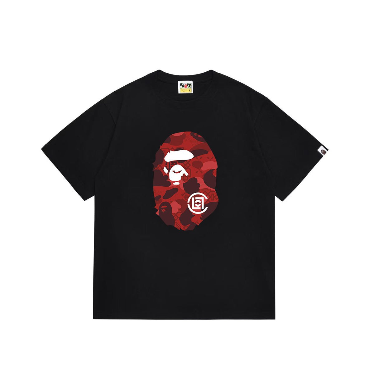 BAPE Red Camo Ape Head Graphic T-Shirt