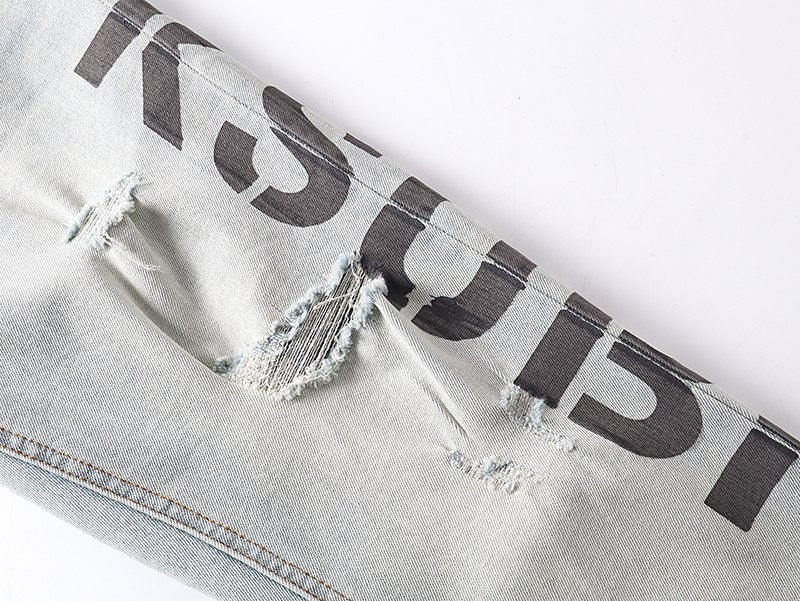 Ksubi Royalty Heroism Light Blue Slim Tapered Jeans