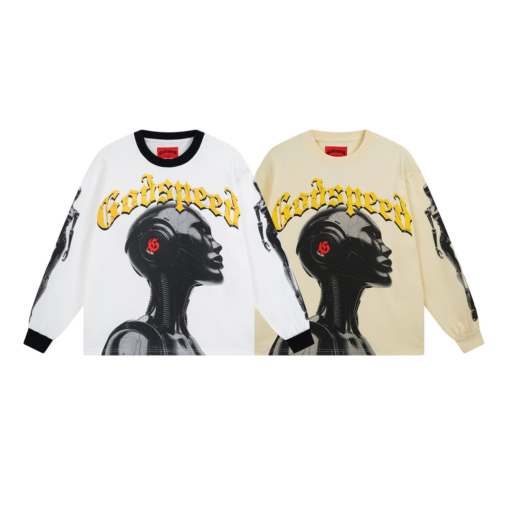 Godspeed Robot Graphic Long-Sleeve T-Shirt