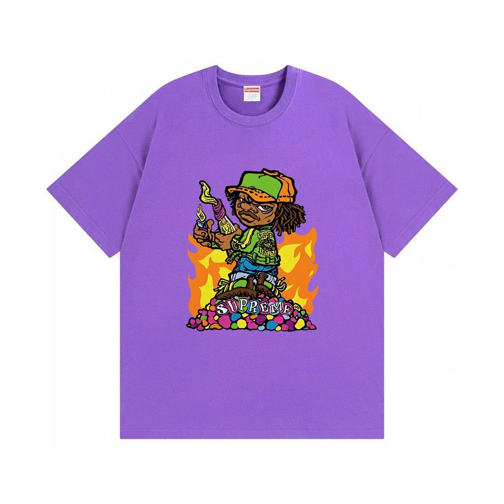 Supreme Molotov Kid Flame Graphic T-Shirt