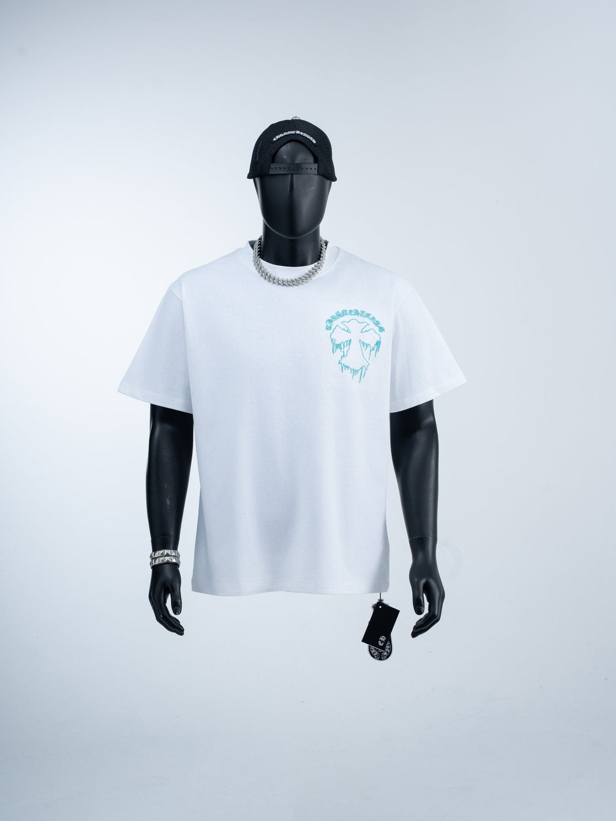 Chrome Hearts Sanskrit Cross Graphic T-Shirt