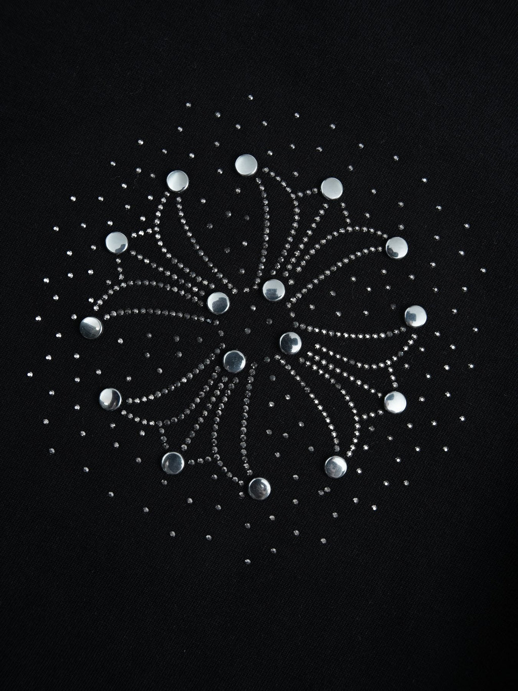 Chrome Hearts Rhinestone-Style Graphic T-Shirt