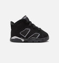 Air Jordan 6 Cap & Gown Infant/Toddler Shoe - Black/Reflective Silver