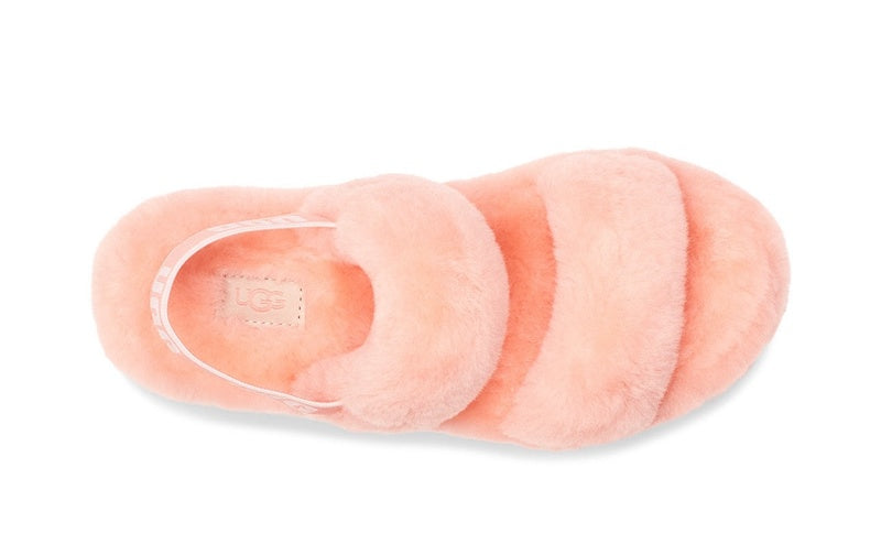 Fluffy Strap Sandals — Pink | New Arrival | In Stock