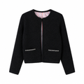 Thom Browne Style Cropped Round-Neck Women's Jacket