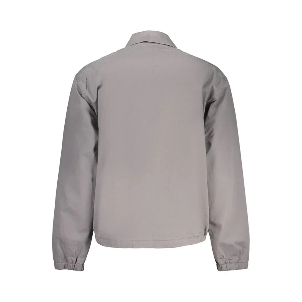 Timberland Cotton Blend Jacket — Gray
