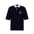 Button-Down Pullover Short-Sleeved Polo Shirt