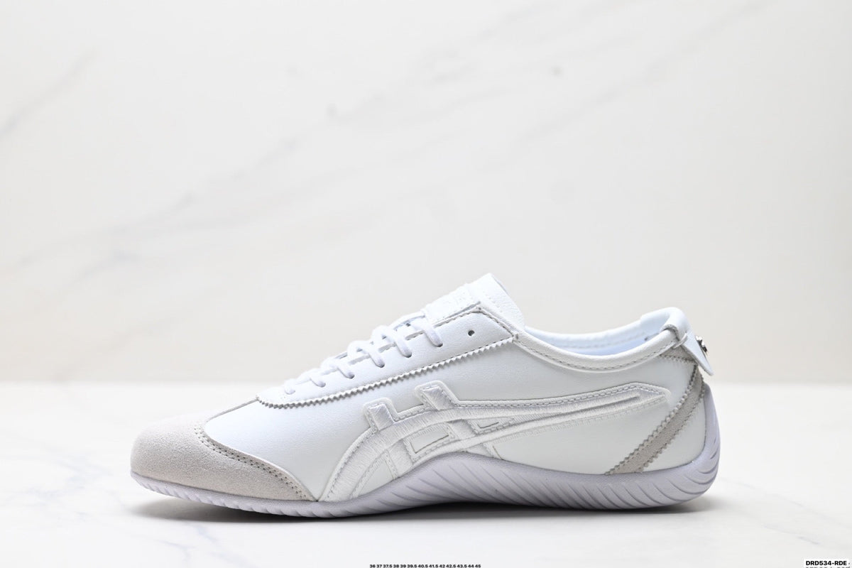 Onitsuka Tiger Low Profile Runner White Tonal Unisex Shoes Style 35