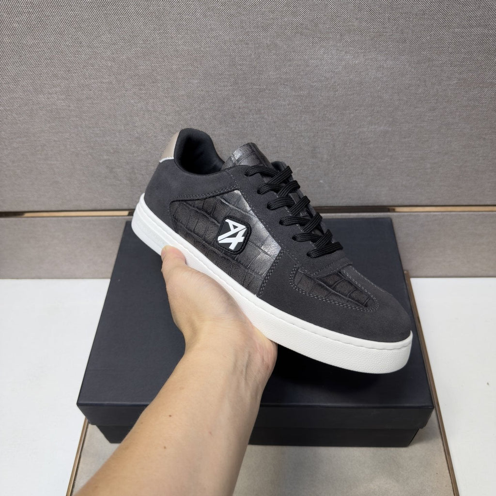 Armani Exchange Men's Paneled Low-Top Sneakers